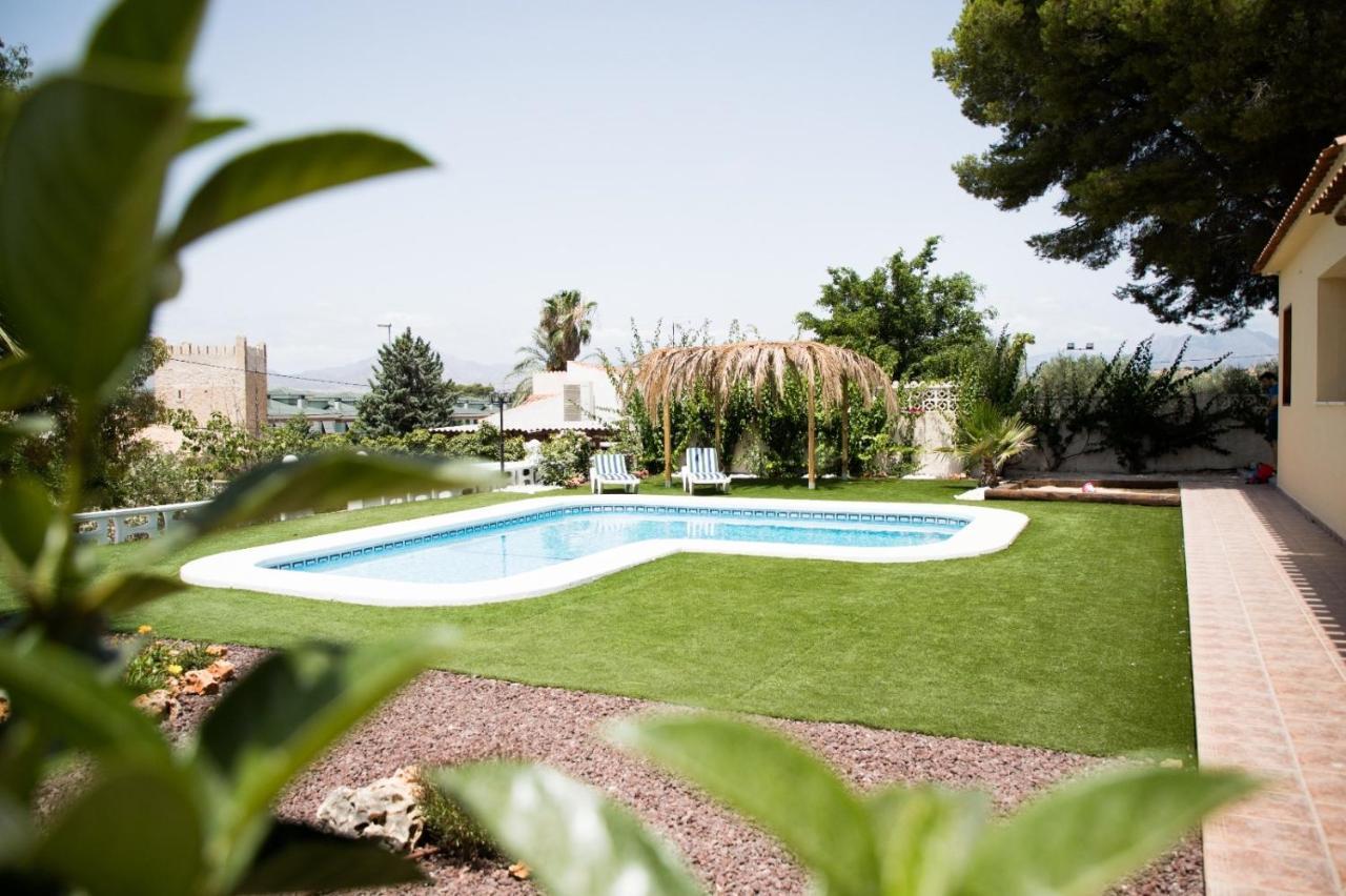 Gran chalet familiar con piscina privada y bbq Alicante Exterior foto